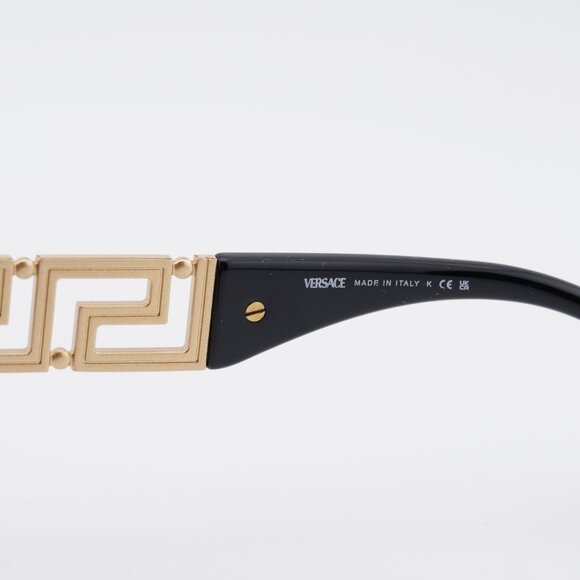 Versace VE4501 GB1/87 Sunglasses Black Cat Eye Frame, Dark Grey Lenses - Picture 6 of 9